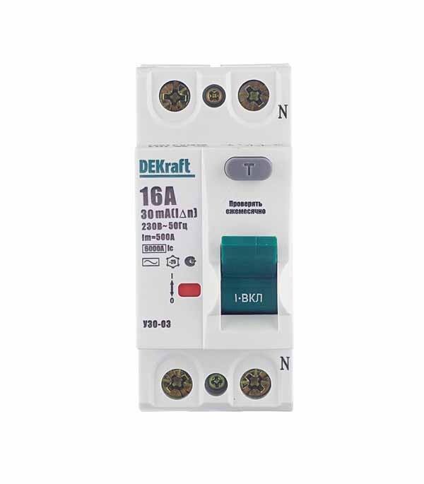 ���� ��� Dekraft ���-03 16� 1P+N ��� AC 30 �� 6 �� (14053DEK)   ������ ������