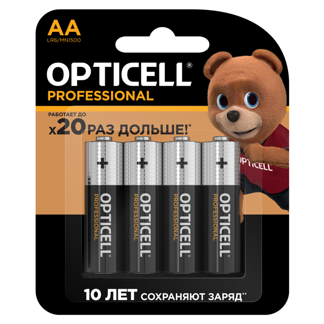���� ��������� OPTICELL ����������� 1,5� ����������� AA 4��   ������ ������