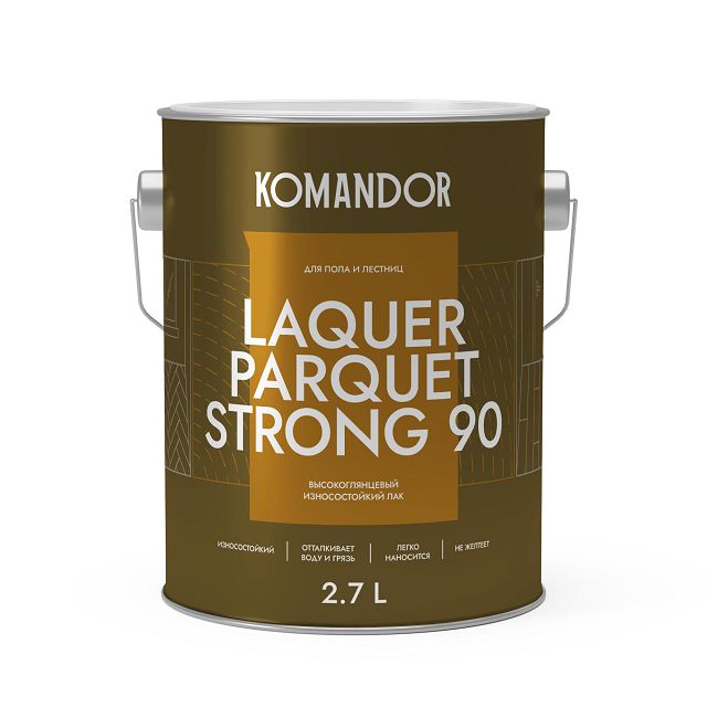 ���� ��� �/� ��������� KOMANDOR Laquer Parquet Strong 90 2,7 � ���������������, ���.S1319003003   ������ ������