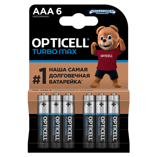 ���� ��������� OPTICELL ����� ���� 1,5� ����������� AA� 6��   ������ ������