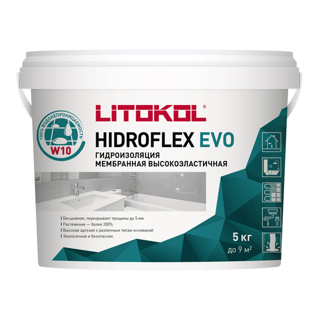 ���� �������� ����������������� LITOKOL Hidroflex 5��, ���.HDFX/5   ������ ������