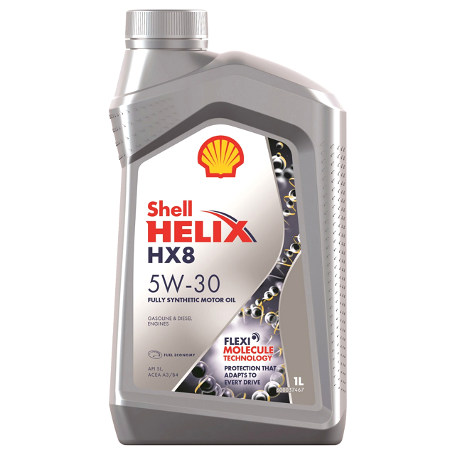���� ����� �������� SHELL Helix HX8 5W30 1�   ������ ������