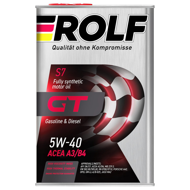���� ����� �������� ROLF GT SAE 5W-40 API SN/CF 4�   ������ ������
