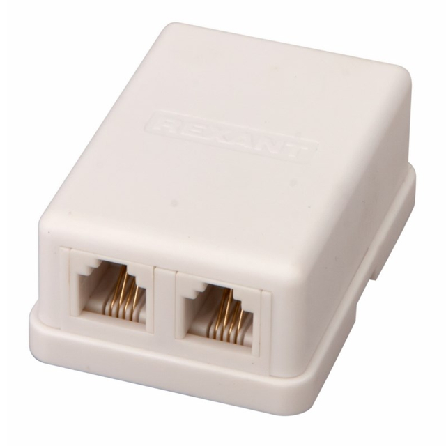 ���� ������� ���������� ������� REXANT 2 ����� RJ-14 (6P4C) CAT 3 �����   ������ ������