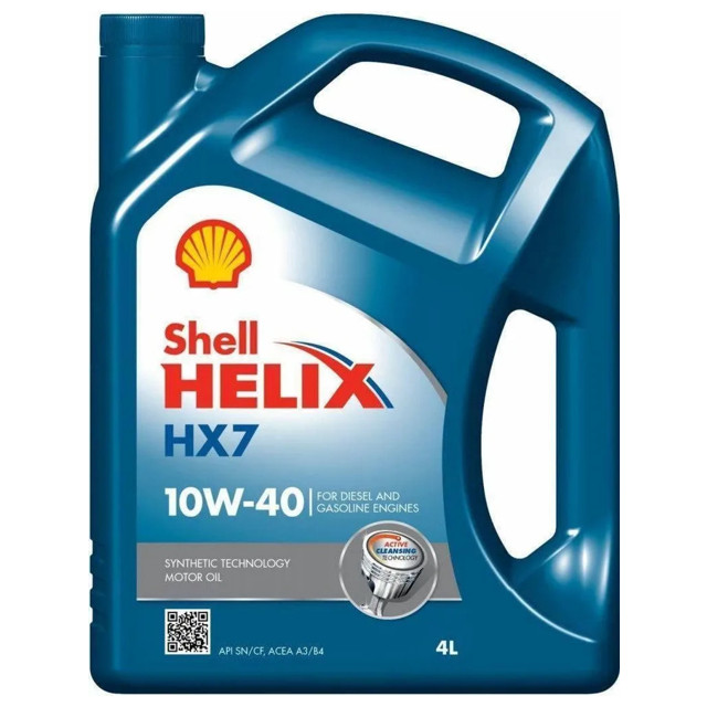 ���� ����� �������� SHELL HELIX HX7 10W40 4�   ������ ������