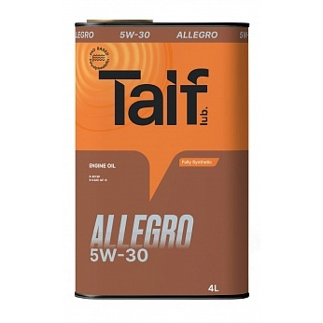 ���� ����� �������� TAIF Allegro 5W-30 4�   ������ ������