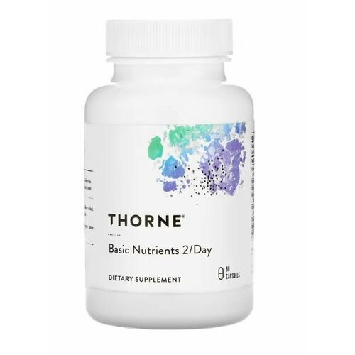 ���� Thorne Research Basic Nutrients 2/Day (������� ����������� �������� ��� ������ 2 ������ � ����) 60 ������ ������ ������