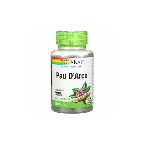  Solaray Products Pau D'Arco 550 mg -    100     -     , -, 