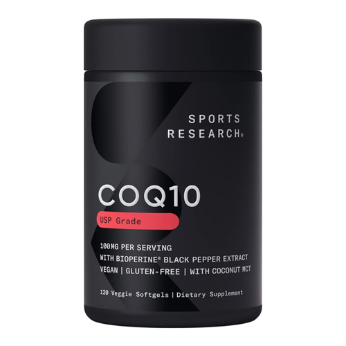 ���� ������� Q10 100 ��, CoQ10 100 mg, Sports Research, 120 ������ ������ ������