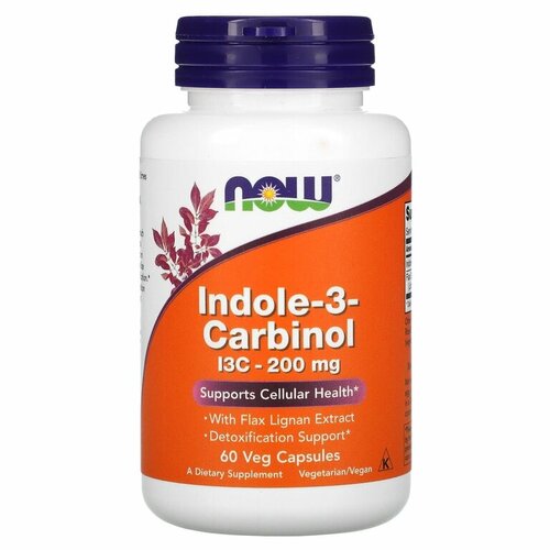 ���� NOW Indole-3-Carbinol (�����-3-��������) 200 �� 60 ������ (Now Foods) ������ ������