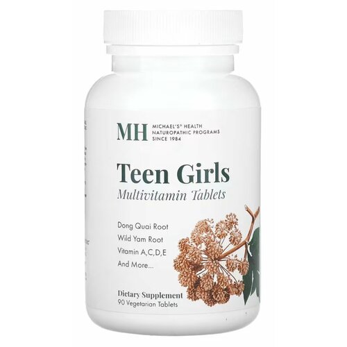  Michael's Naturopathic, Teen Girls Multi Vitamin,   -,   , 90     -     , -, 