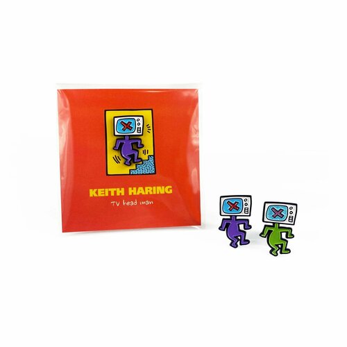 ���� ������ ������������� / Little Pins / Keith Haring - TV Head Man / ������� / ��������� ������ ������