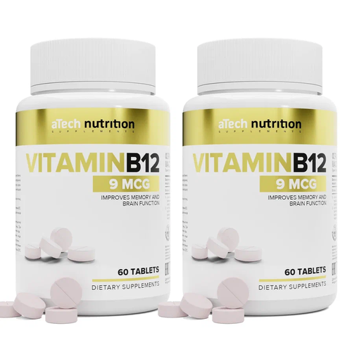   2   B 12, () 9  aTech nutrition 60 + 60    -     , -, 