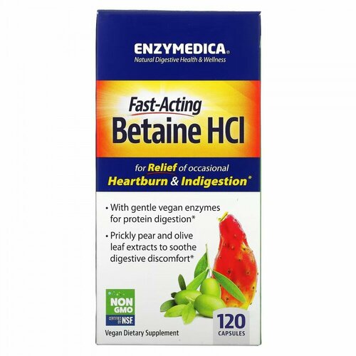 ���� Enzymedica Betaine HCL 120 caps / ����������� ������ ����������� 120 ���� ������ ������