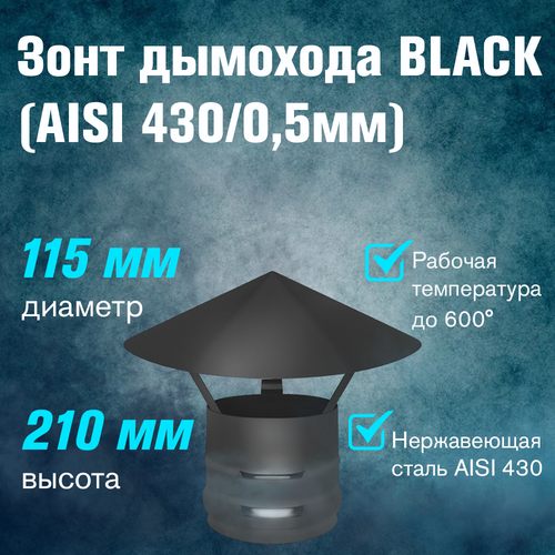    BLACK (AISI 430/0,5) (115)   -     , -, 