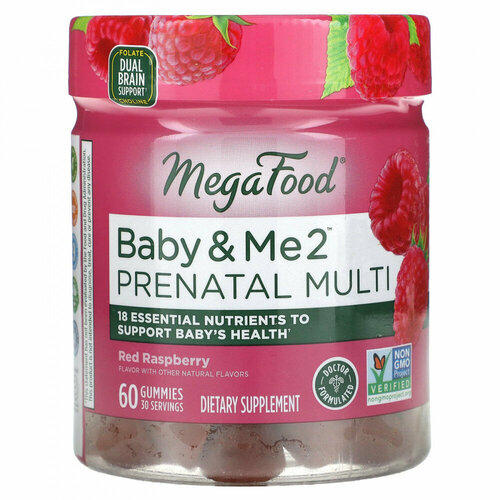���� MegaFood, Baby & Me 2, �������������� ��� ����������, ������� ������, 60 ����������� �������� ������ ������
