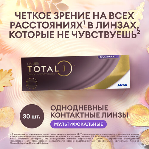    Alcon Dailies Total1 Multifocal, 30 ., R 8,5, D +4,25, ADD: , 1 .  