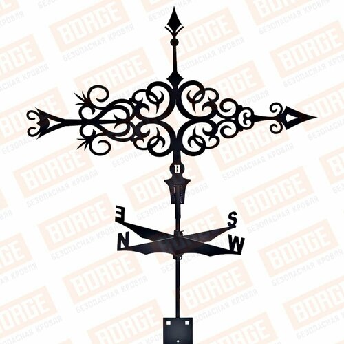 ���� ������ BORGE �������, 755�525��, ������ ( RAL 9005) ������ ������