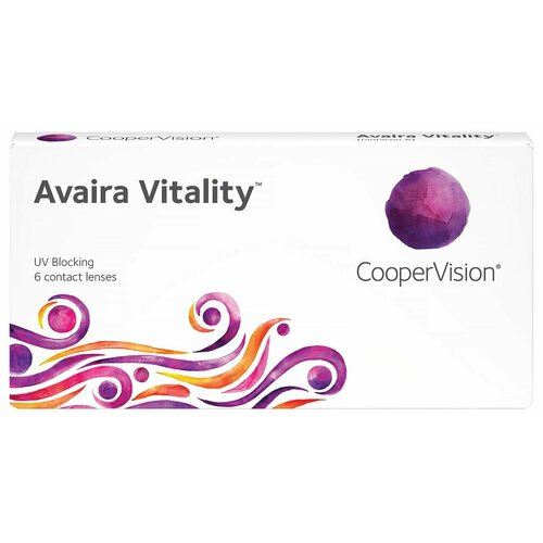 ���� ���������� ����� CooperVision Avaira Vitality, 6 ��., R 8,4, D +5,5, ����������, 1 ��. ������ ������