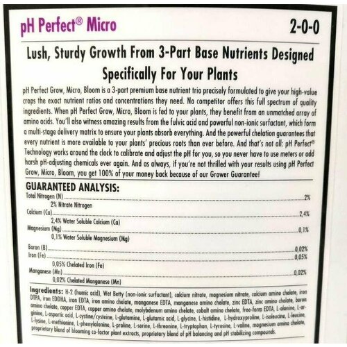 ���� ��������� Advanced Nutrients Micro (pH perfect) 10 �. ������ ������