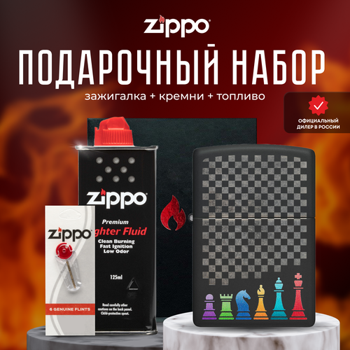   ZIPPO   (   Zippo 48662 Chess Pieces Design +  +  125  )   -     , -, 