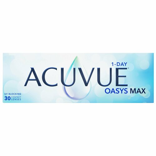 ���� ����������� ���������� ����� ACUVUE Oasys Max 1-day, 30 ��., R 9, D +7, 1 ��. ������ ������