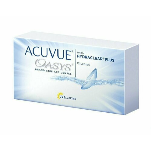 ���� ���������� ����� ACUVUE OASYS with HYDRACLEAR PLUS.., 12 ��., R 8,8, D +4,75, 1 ��. ������ ������
