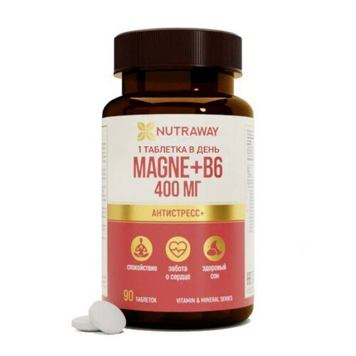  Nutraway Magne + B6 ., 90 .   -     , -, 