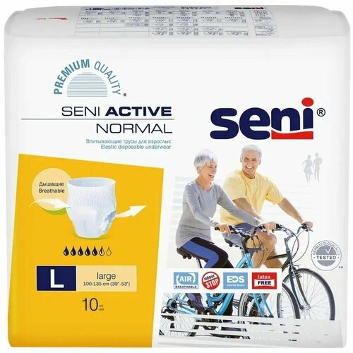 ���� ����� ����������� ��� �������� ���� XL �10 ����� ������/ ����������-����� SENI ACTIVE NORMAL Extra Large (������ 120-160 ��) ������ ������