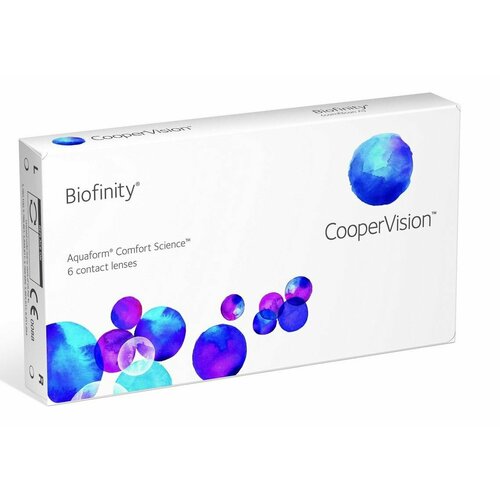 ���� ���������� ����� CooperVision Biofinity, 6 ��., R 8,6, D -0,25, ����������, 1 ��. ������ ������
