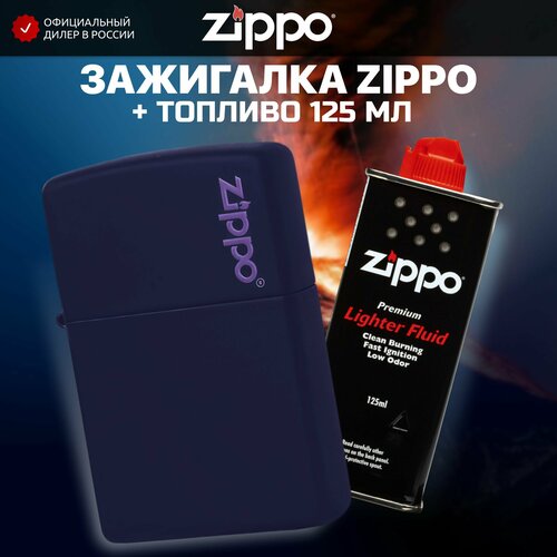    ZIPPO 239ZL Classic Navy Matte Logo +     125    -     , -, 