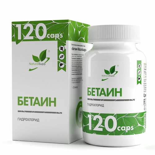 ���� ������� NaturalSupp Betaine HCL, 1200 ��, 600 ��, 120 ��. ������ ������