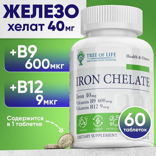     IRON CHELATE + B9 + B12,    .       , 60    -     , -, 