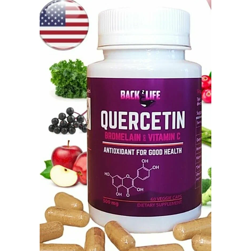     Quercetin with Bromelain, 60    -     , -, 