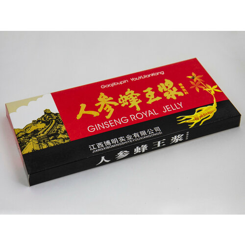 ���� ��������� ������� Gaojibupin �������� ������� � ��������� Ginseng Royal Jelly ��� ����������� � ���������� ����������, ��������� � ��������� ���������, 10 �������� ������ ������