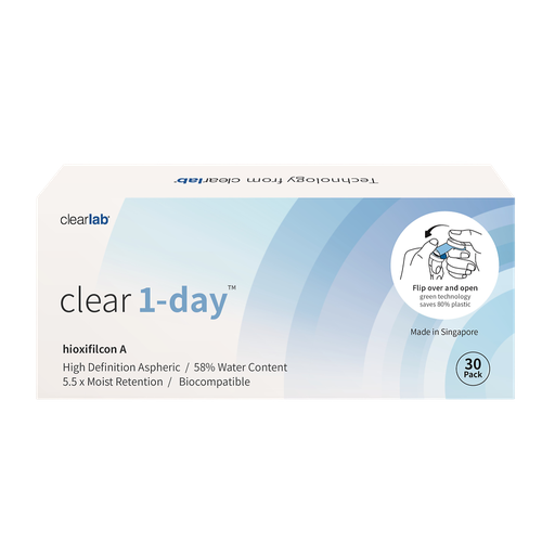 ���� ���������� ����� Clearlab Clear 1-day, 30 ��., R 8,7, D -2,25, 1 ��. ������ ������