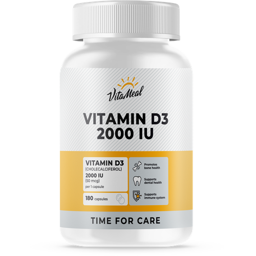   3 VitaMeal Vitamin D3 2000 IU, 180    -     , -, 