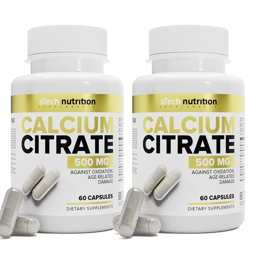    CALCIUME CITRATE aTech nutrition 60 + 60   