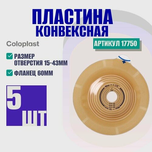 ���� 17750 Coloplast Alterna Convex Deep �������� ����������, ������ 60 ��, 5 �� ������ ������