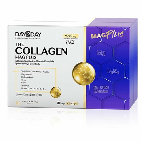 ���� Day 2 Day Collagen Mag Plus, �������� + ������. 30 ����. ORZAX. ������ ������ ������