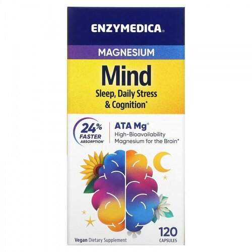   Enzymedica     Magnesium Mind, 120    -     , -, 