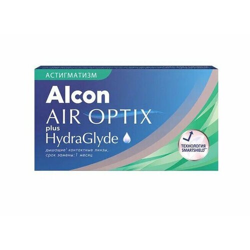 ���� ���������� ����� �� ����� Alcon Air optix Plus HydraGlyde for Astigmatism., 3 ��., R 8,7, D -5,�CYL:�-1,25,�A�:�90, 1 ��. ������ ������