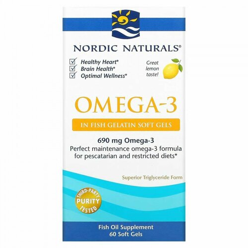 ���� Nordic Naturals Omega-3 ��� �������� Nordic Naturals, �������� ������ ������