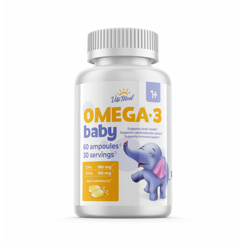 ���� ����� 3 ��� ����� � ���� VitaMeal Omega-3 Bab� ������� � �������-������, 60 ����� ������ ������