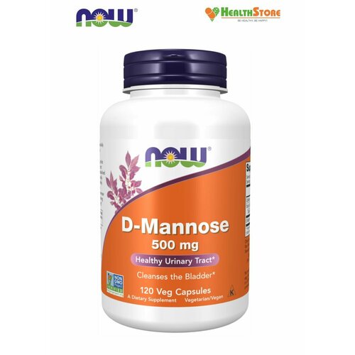 ���� NOW D-Mannose 500�� 120 ������ ��� �-������� 500�� � �� ������� ������ ������