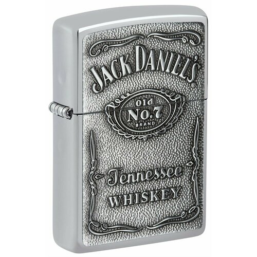   ZIPPO Jack Daniels   High Polish Chrome, /, , 38x13x57    -     , -, 