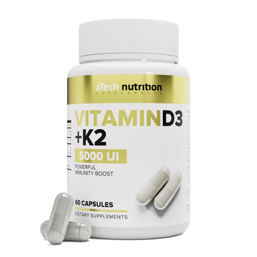 ���� Vitamin D3+K2 ����., 5000 ME, 27 �, 60 ��. ������ ������