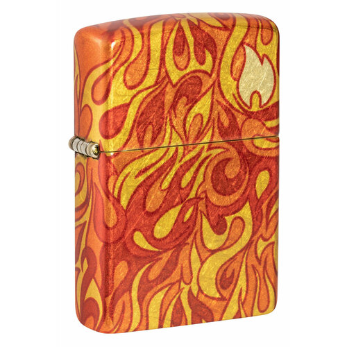   ZIPPO Fire   540 Tumbled Brass, /, , 38x13x57    -     , -, 