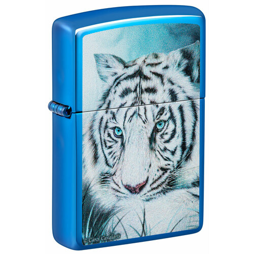   ZIPPO White Tiger   High Polish Blue, /, , 38x13x57    -     , -, 