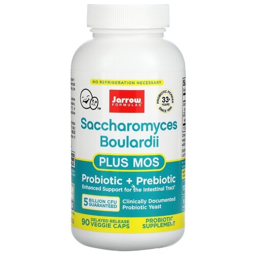   Jarrow Formulas Saccharomyces Boulardii plus MOS, 130 , 5  , 90 .   -     , -, 